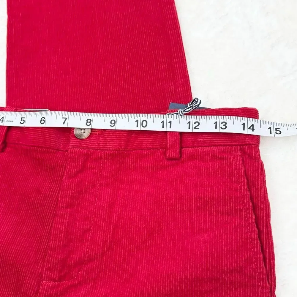 Vineyard Vines Red Corduroy Breaker Pants - Big Boys US 16